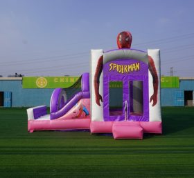 T2-6009 Spider-Man Bouncy Castle With Sl...