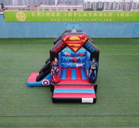 T2-785B Superman Batman Spider-Man Superhero Inflatable Bouncer