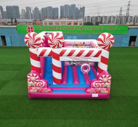 T2-3334B Sweet Candy-Themed Pink Inflata...