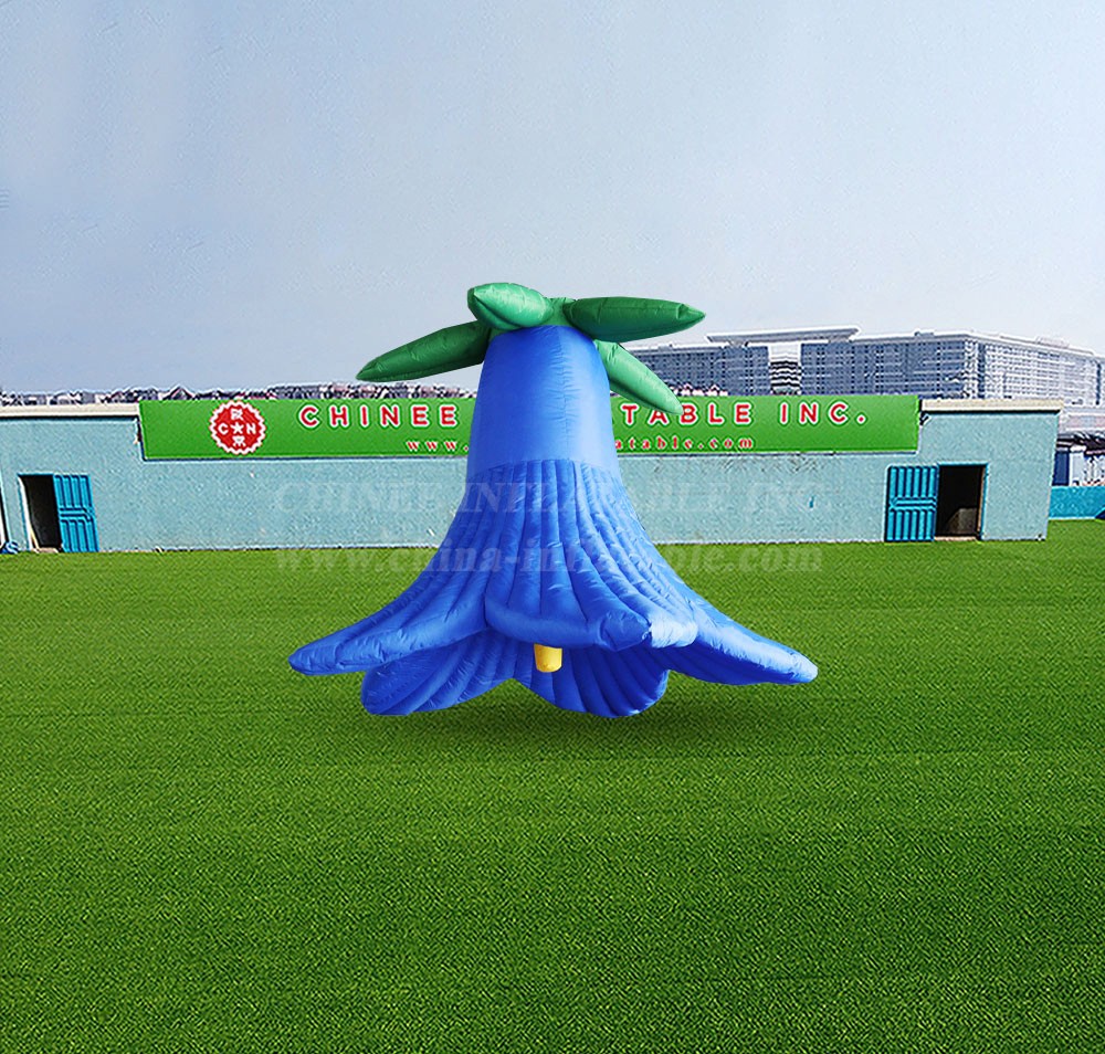 S4-549 Inflatable Blue Flower Plant Customization