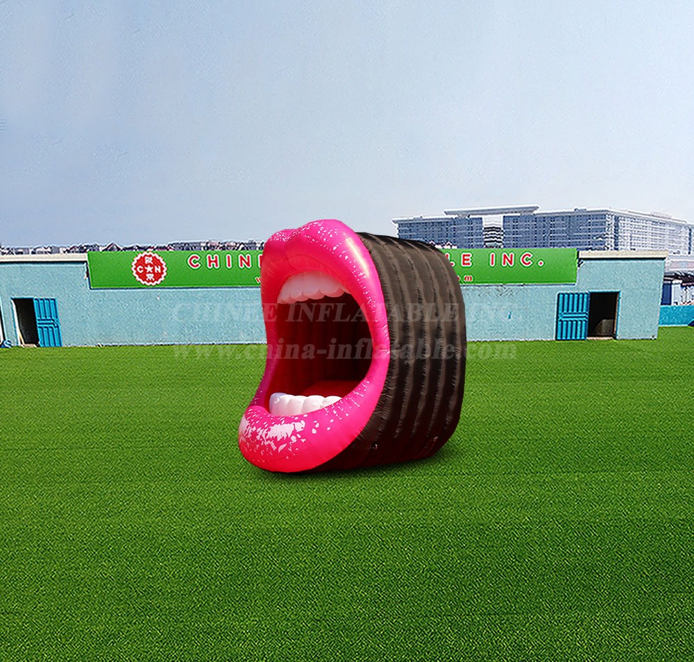 S4-579 Inflatable Red Lips Event Party Decoration