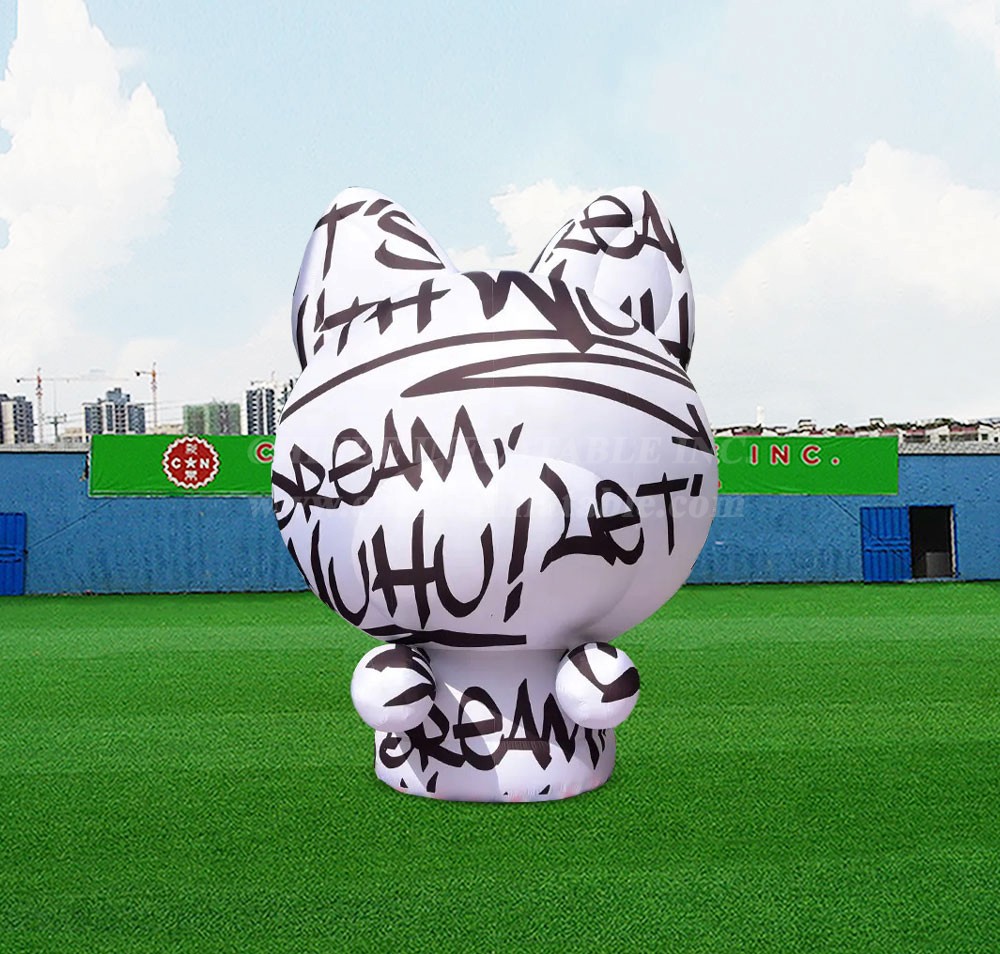 S4-646 Inflatable Giant Graffiti White Rabbit