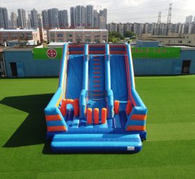 T8-1543 Dual Lane Inflatable Slide & Obs...