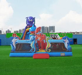 T6-1134 Inflatable playground colorful o...