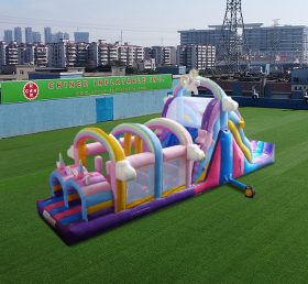 T7-1828 Unicorn Inflatable Obstacle Cour...