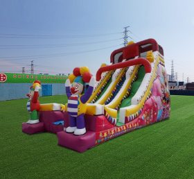 T8-4528 Circus Inflatable Dry Slide